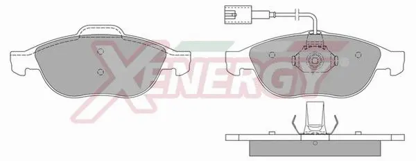 Brake Pad Set, disc brake (X40667)