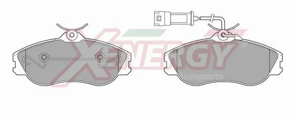 Brake Pad Set, disc brake (X40302)