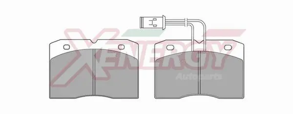 Brake Pad Set, disc brake (X40208)