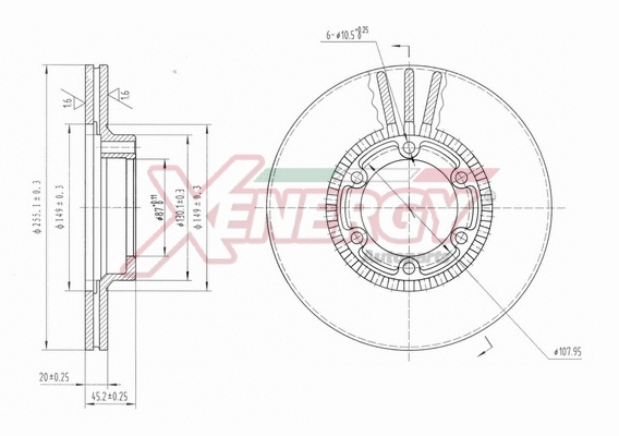 Brake Disc (X602845)