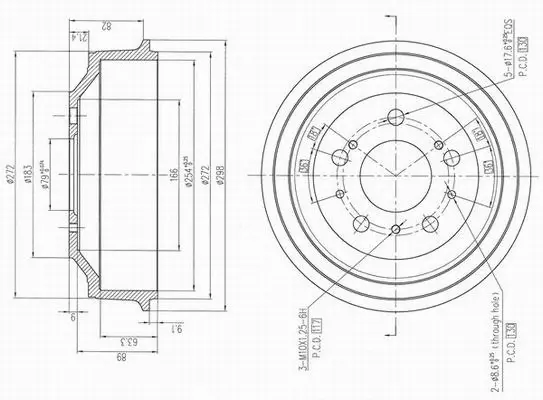 Brake Drum (X654162)