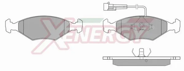 Brake Pad Set, disc brake (X40222)