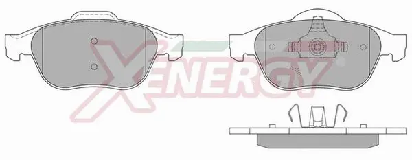 Brake Pad Set, disc brake (X40817)