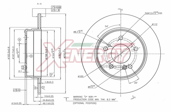 Brake Disc (X601525)
