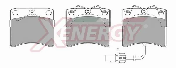 Brake Pad Set, disc brake (X40468)