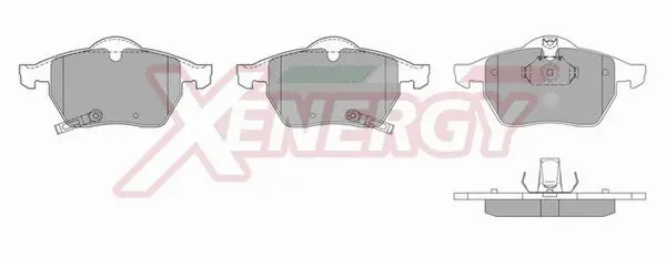 Brake Pad Set, disc brake (X40602)