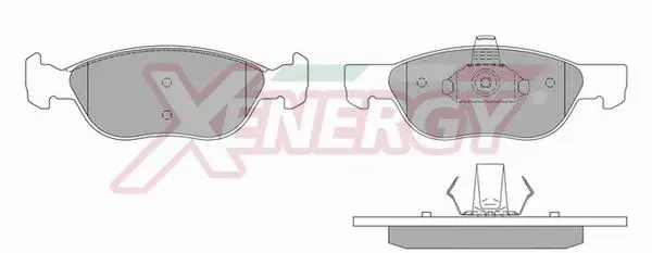 Brake Pad Set, disc brake (X40575)