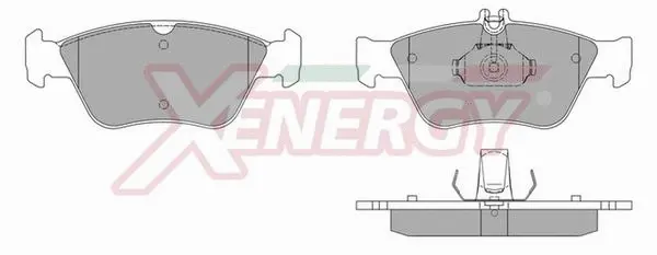 Brake Pad Set, disc brake (X40631)