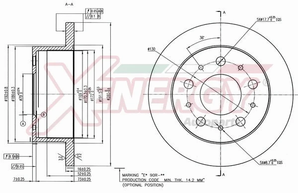 Brake Disc (X601166)