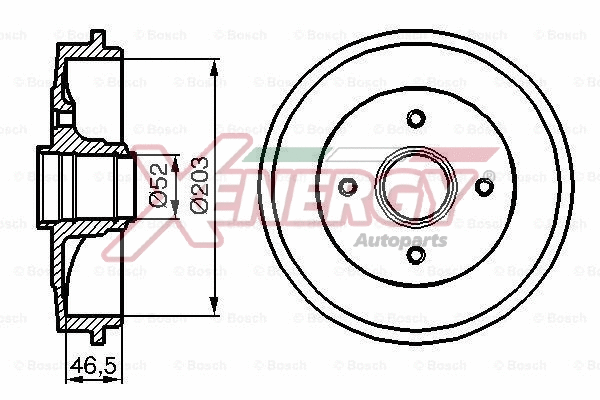 Brake Drum (X654304)