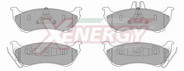 Brake Pad Set, disc brake (X40706)