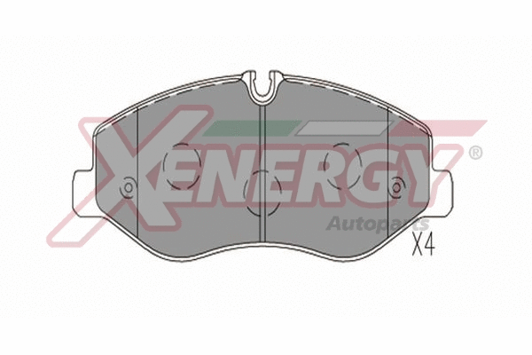Brake Pad Set, disc brake (X41344)