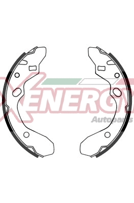 Brake Shoe Set (X50238)