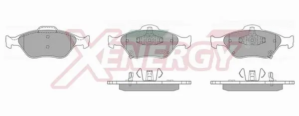 Brake Pad Set, disc brake (X40741)