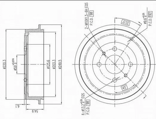 Brake Drum (X654202)
