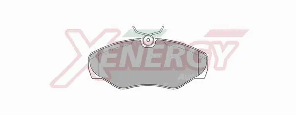 Brake Pad Set, disc brake (X40837)