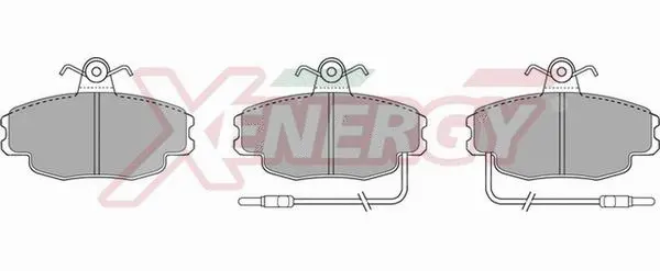 Brake Pad Set, disc brake (X40141)
