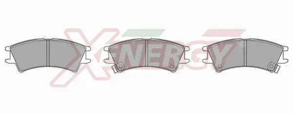 Brake Pad Set, disc brake (X40698)