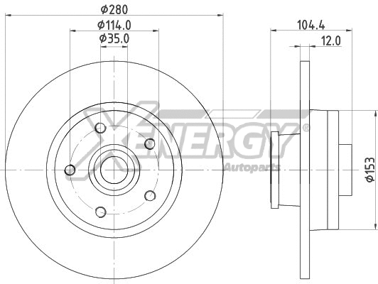Brake Disc (X601546)
