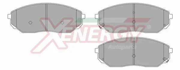 Brake Pad Set, disc brake (X40944)