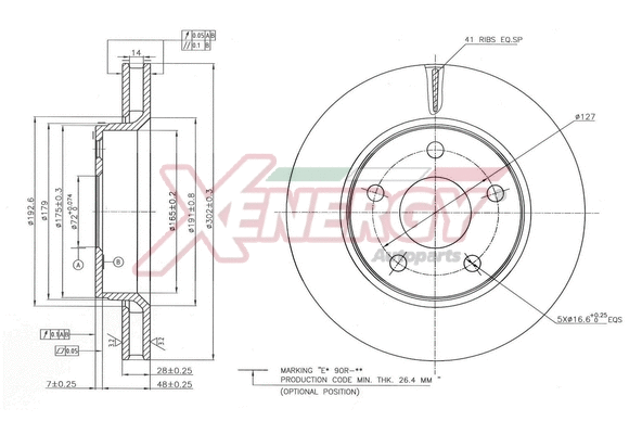 Brake Disc (X602850)