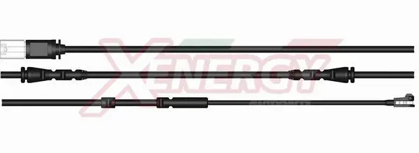 Warning Contact, brake pad wear (X70266)