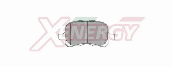 Brake Pad Set, disc brake (X40808)