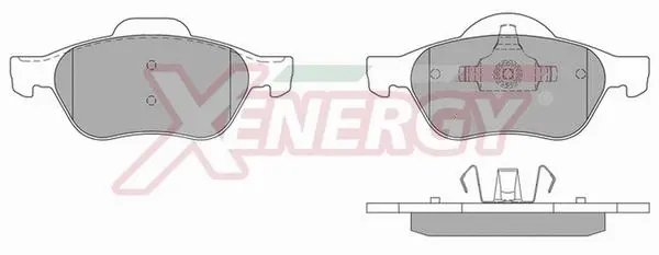 Brake Pad Set, disc brake (X40815)