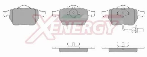 Brake Pad Set, disc brake (X40491)