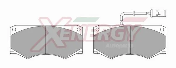 Brake Pad Set, disc brake (X40191)