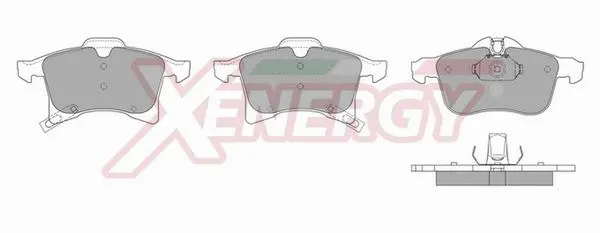 Brake Pad Set, disc brake (X40890)