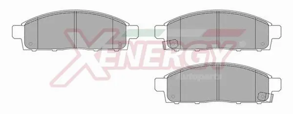 Brake Pad Set, disc brake (X41063)