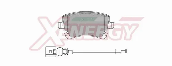 Brake Pad Set, disc brake (X40904)