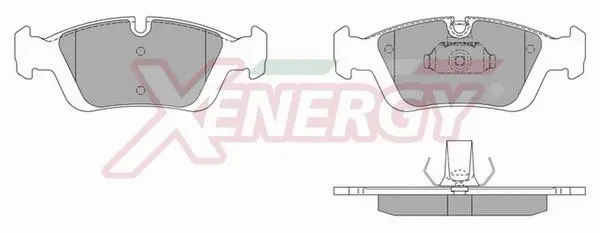Brake Pad Set, disc brake (X40394)