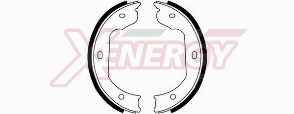 Brake Shoe Set, parking brake (X50394)