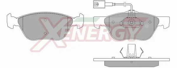Brake Pad Set, disc brake (X40578)