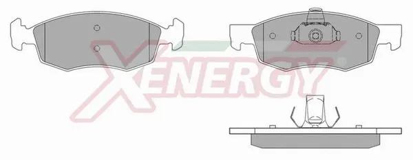 Brake Pad Set, disc brake (X40752)
