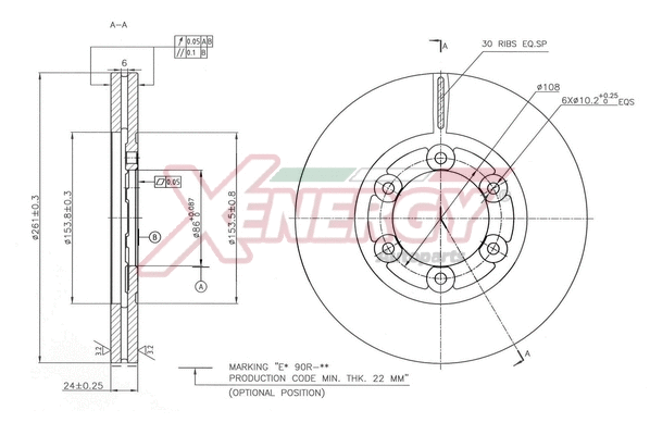 Brake Disc (X602829)