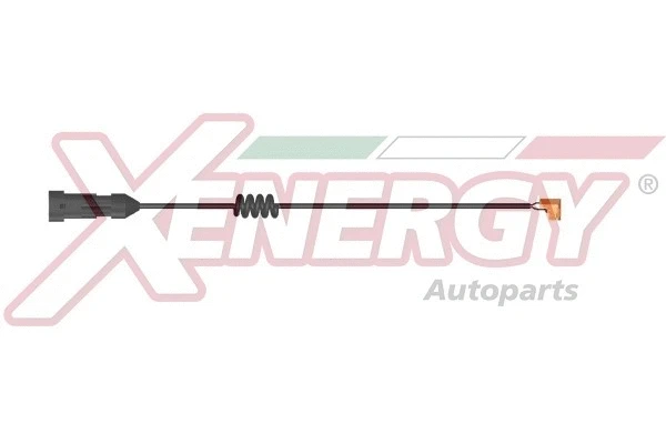 Warning Contact, brake pad wear (X70343)