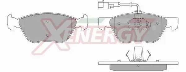Brake Pad Set, disc brake (X40576)