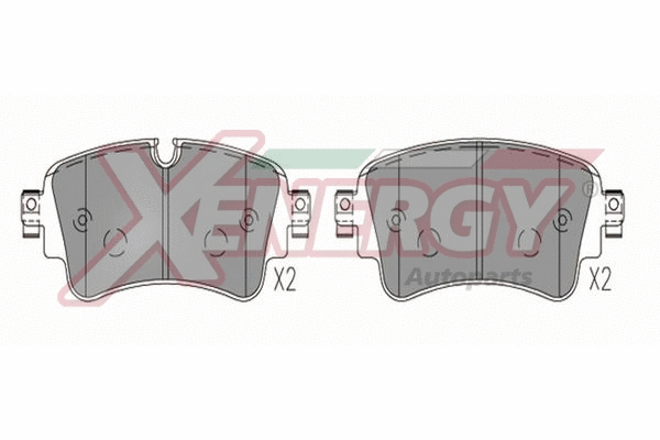 Brake Pad Set, disc brake (X41388)