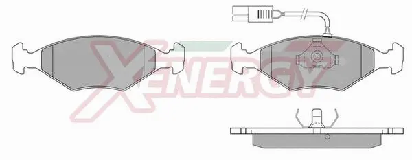 Brake Pad Set, disc brake (X40220)