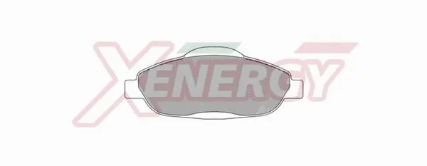Brake Pad Set, disc brake (X41017)