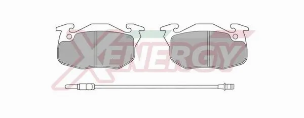 Brake Pad Set, disc brake (X40169)