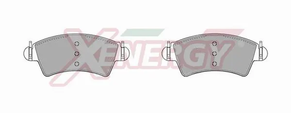 Brake Pad Set, disc brake (X40751)