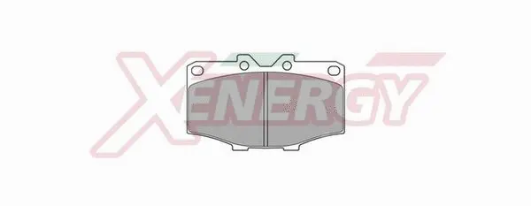 Brake Pad Set, disc brake (X40245)
