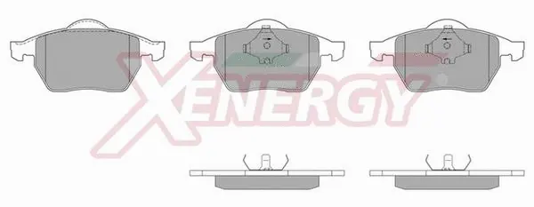 Brake Pad Set, disc brake (X40487)