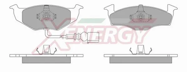 Brake Pad Set, disc brake (X40591)