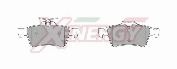 Brake Pad Set, disc brake (X40821)