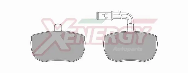 Brake Pad Set, disc brake (X40261)